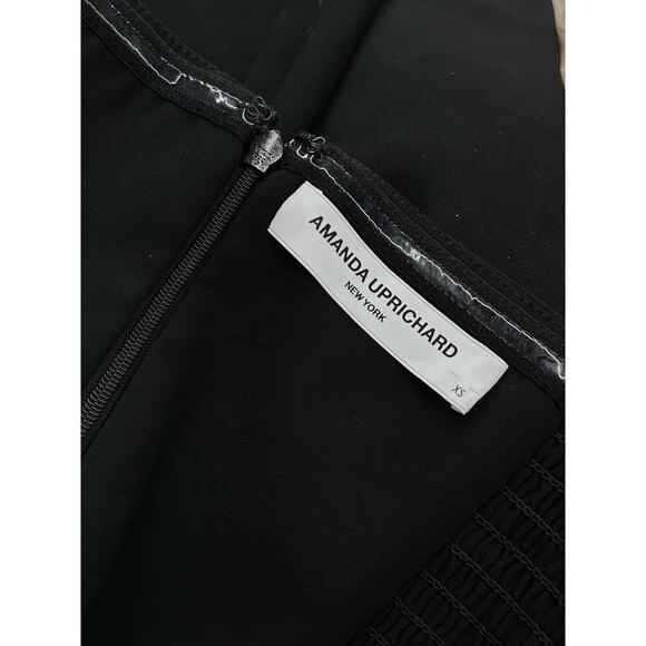 Amanda Uprichard Kerry Dress in Black / White Colorblock XS - Picture 7 of 7